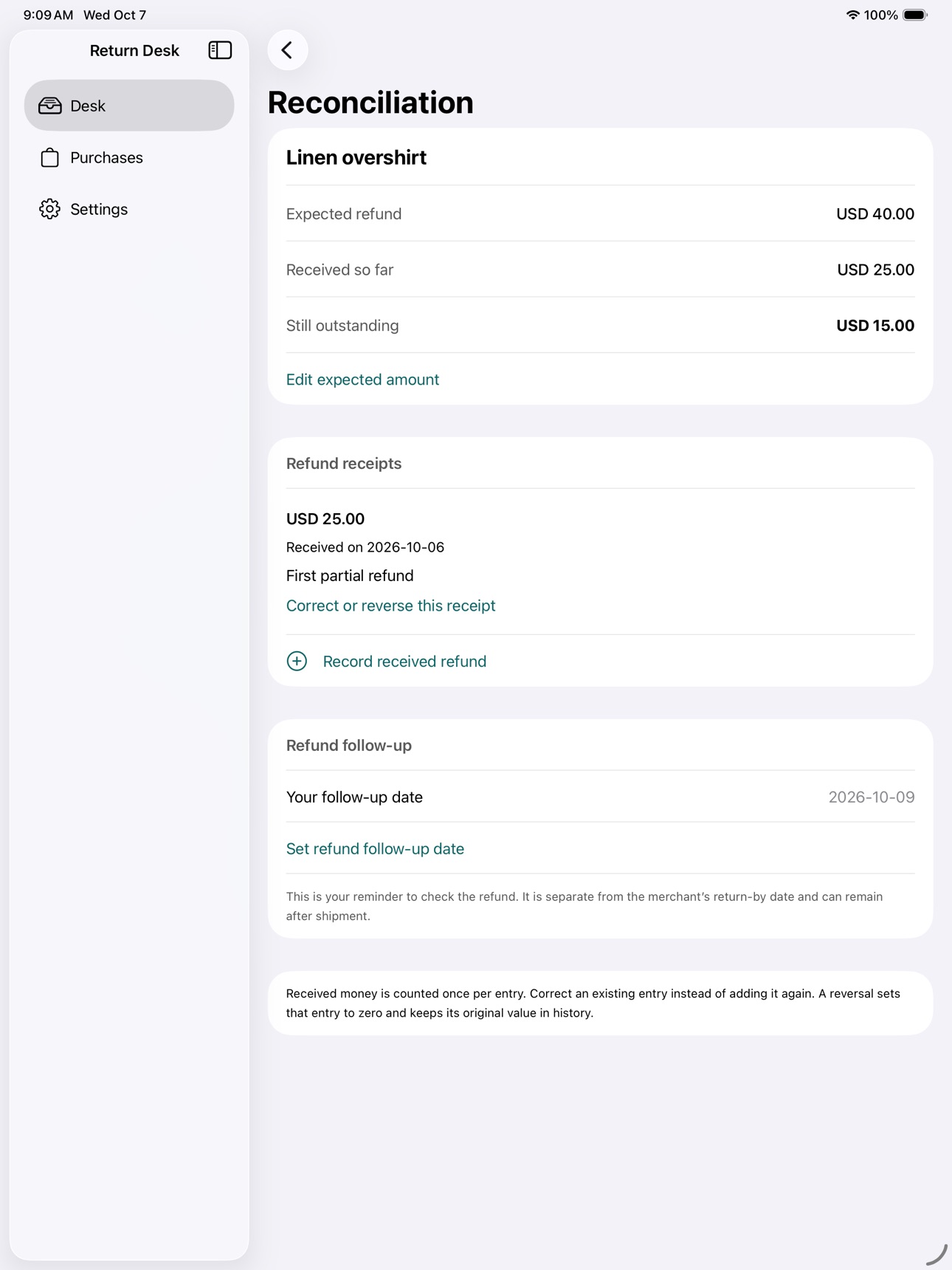 Screenshot 8 of Return Window Desk