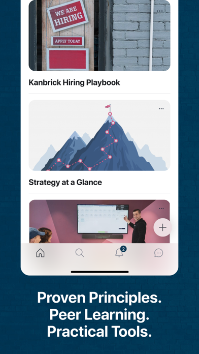 Kanbrick CEO Circle Hub screenshot