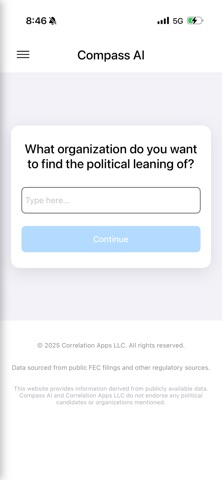 CompassAI - Brand Navigator iPhone screenshot