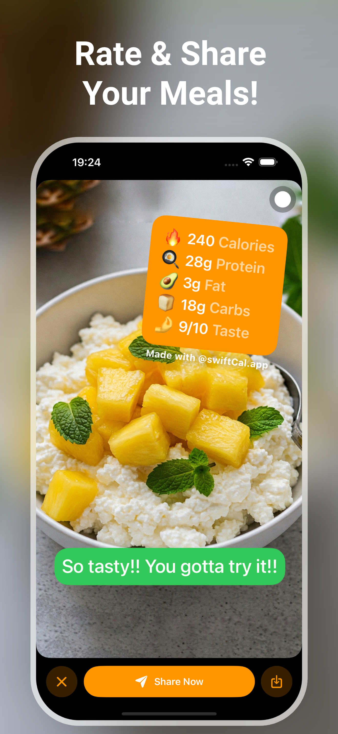 swiftCal AI Calorie Estimation