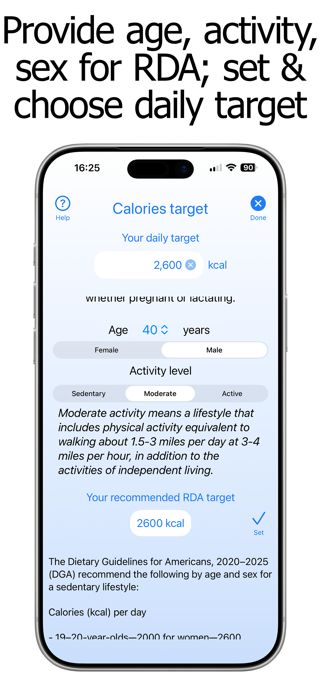 Calorie Counter and Tracker Screenshot 2 of 10