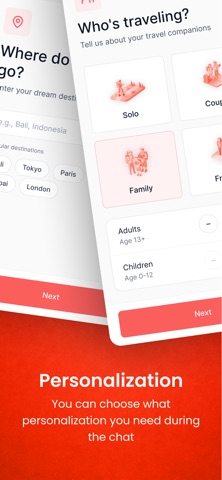 Trip Planner – AI Travel Guide iPhone screenshot