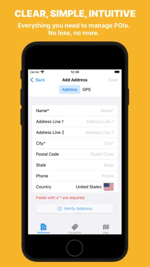 Maps Address Book screenshot 2
