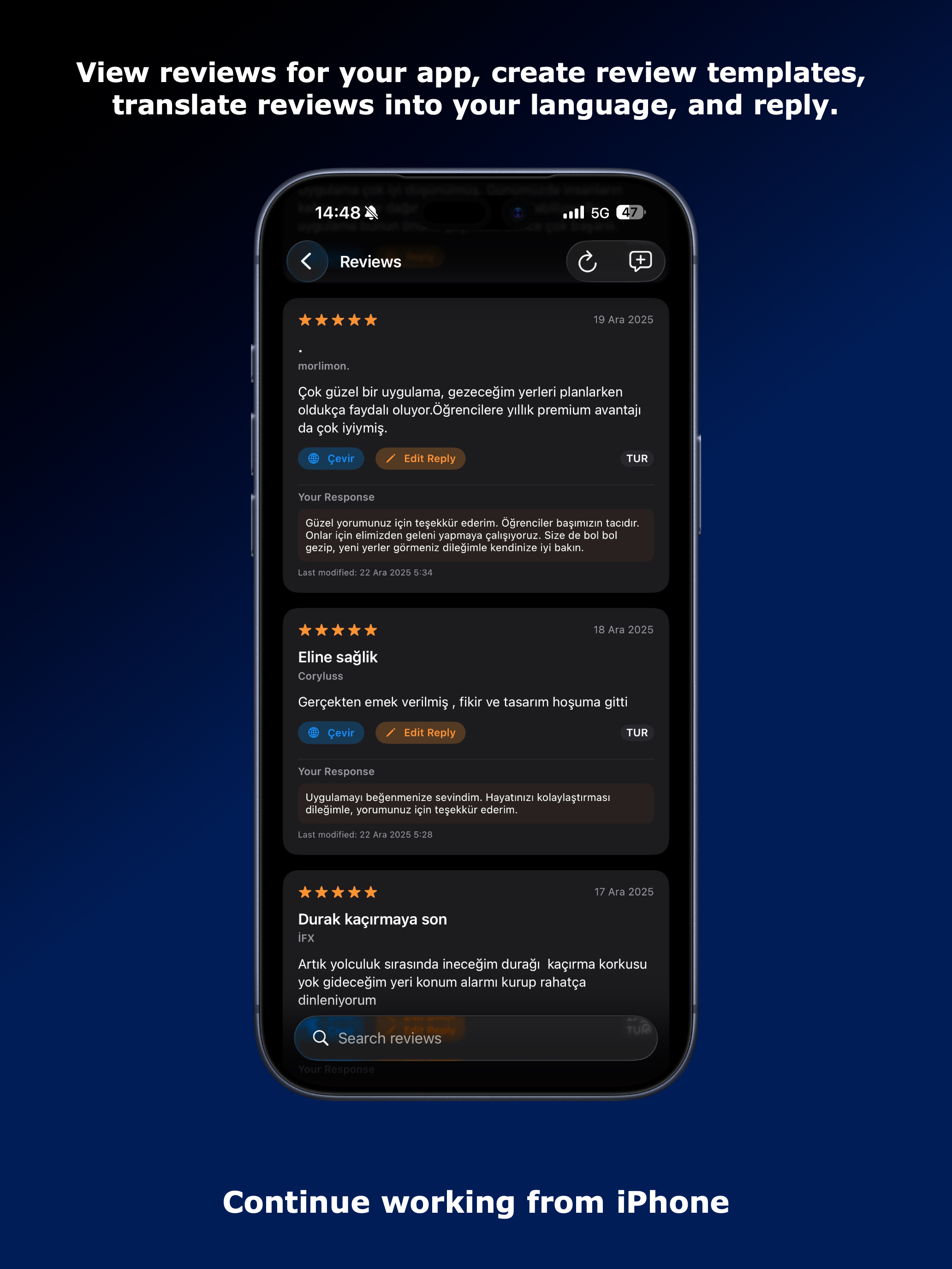 Yada Studio: App Screenshots