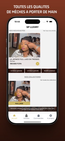 SP Luxury Hair iPhone screenshot
