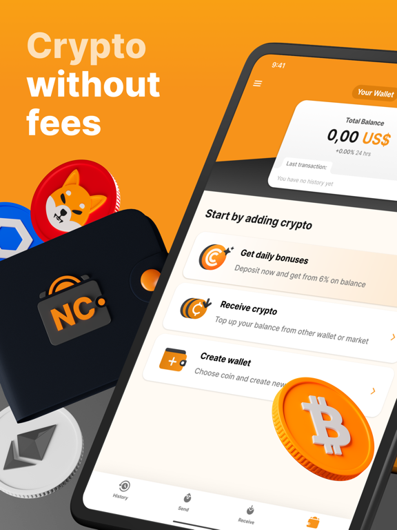 NC Wallet: crypto without fees