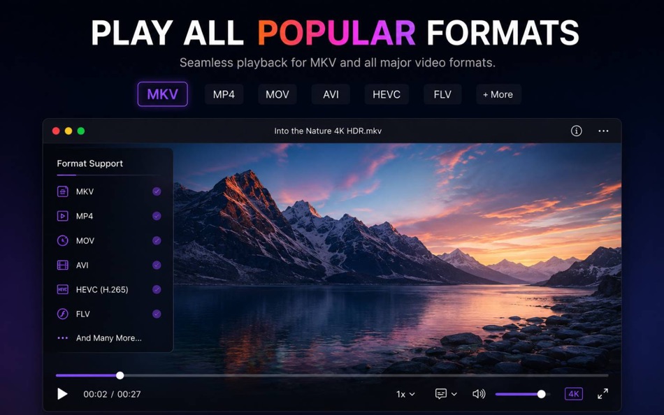 #3. HDR Video Player : NovaVision (macOS) By: Deep Saha