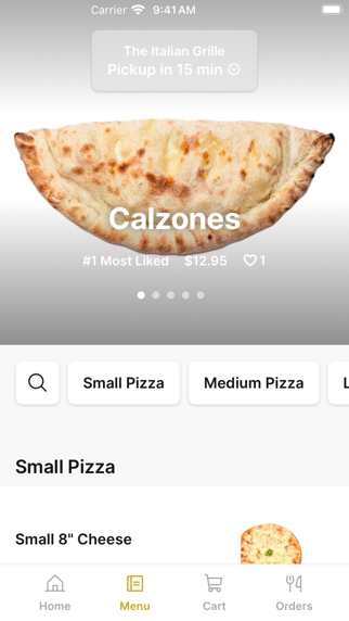 The Italian Grille iPhone screenshot 2 - Food & Drink app