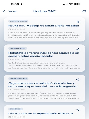 SAC - Soc. Arg. de Cardiología iPad screenshot 3