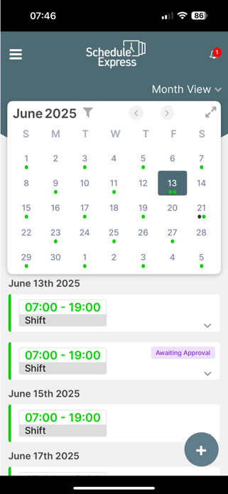 Schedule Express Screenshot 3 of 7