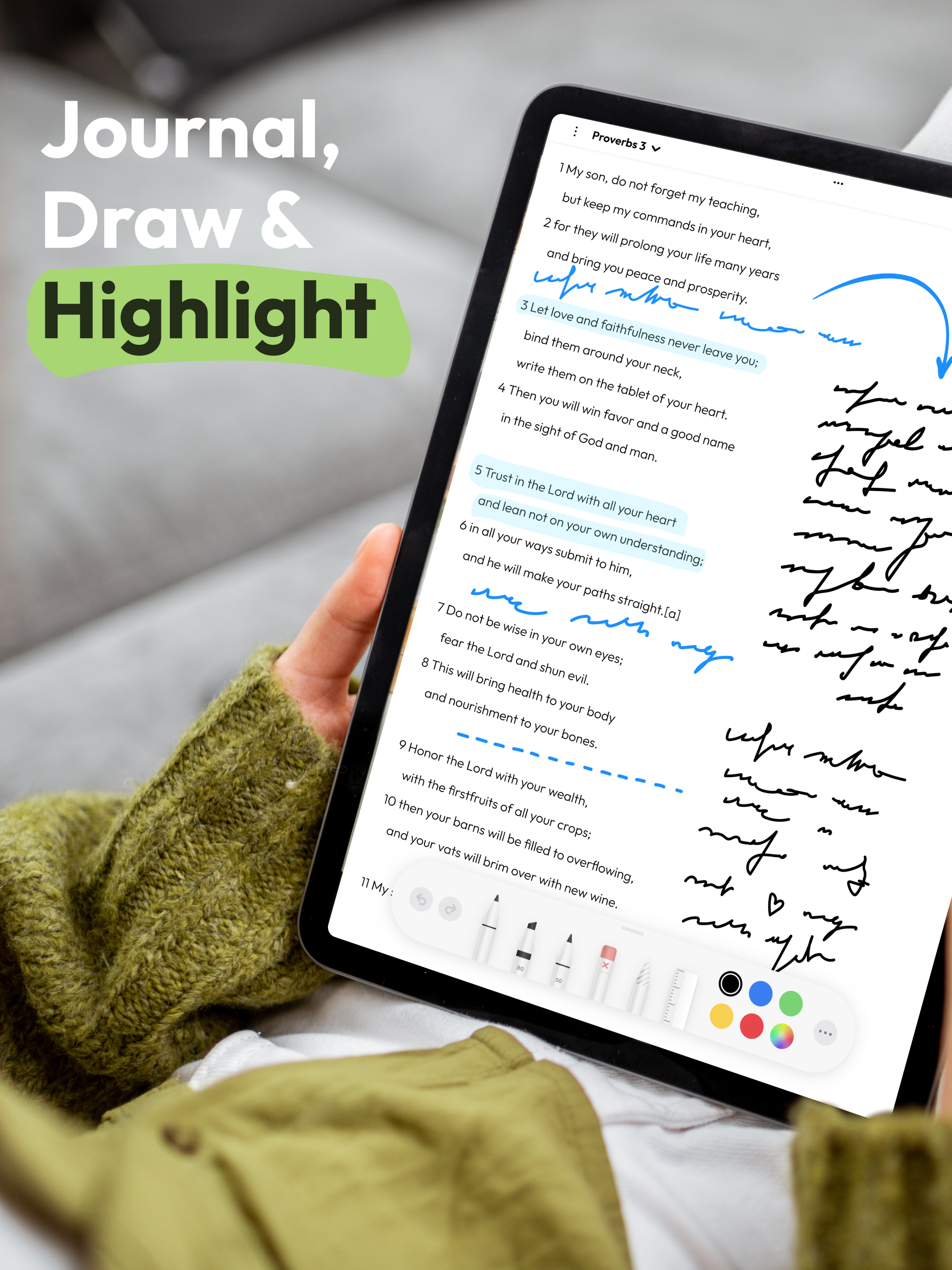 Pencil Bible: Journal & Study screenshot 10