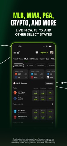 DraftKings Predictions app screenshot
