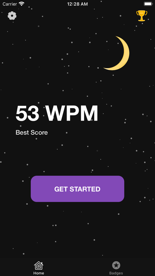 #1. Space Typer: WPM Typing Game (iOS) Przez: justncode LLC