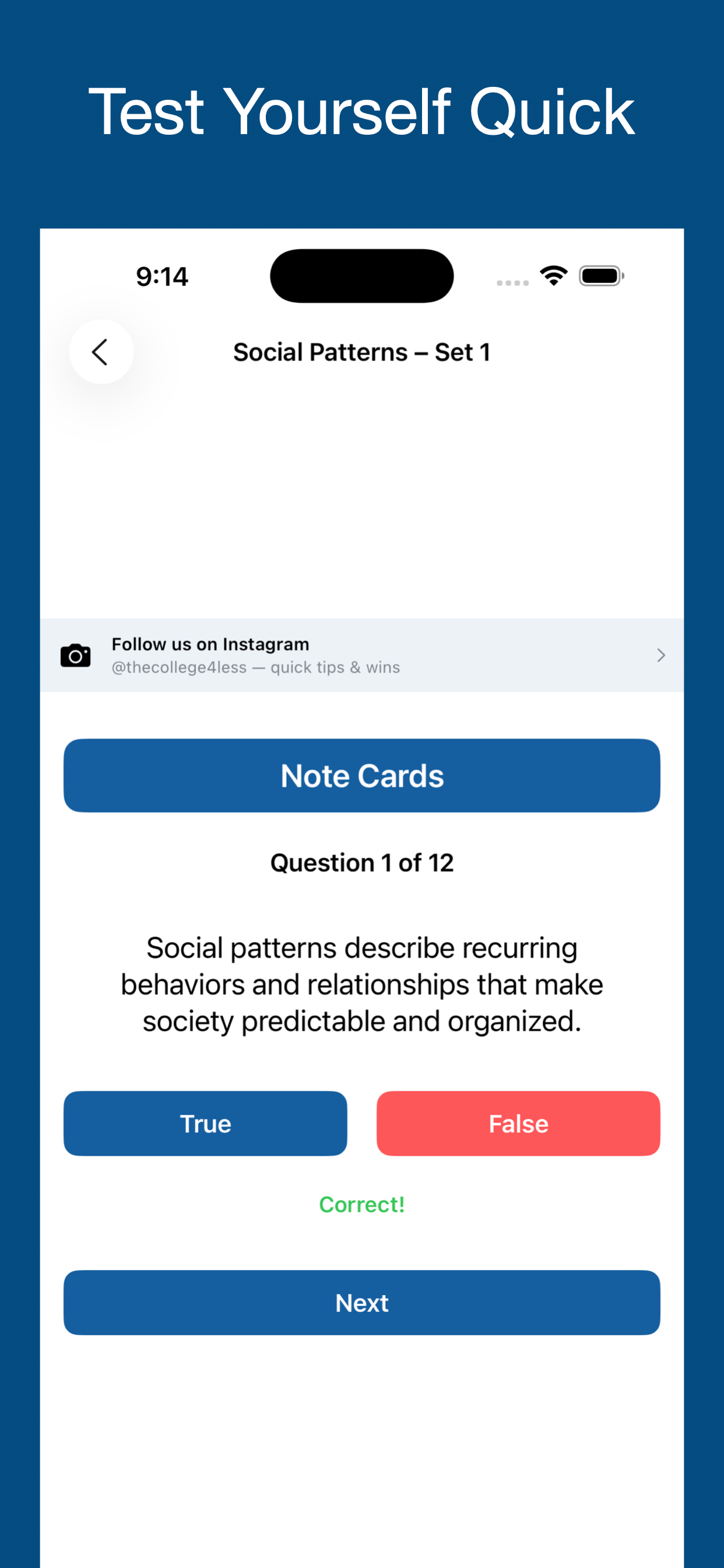 College4Less:Sociology screenshot 5