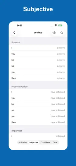 English Verb Conjugation iPhone Ekran Görüntüsü 5