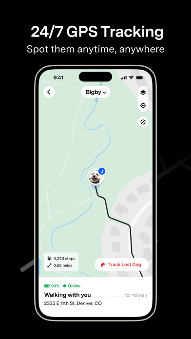 Fi - GPS Dog Tracker Screenshot