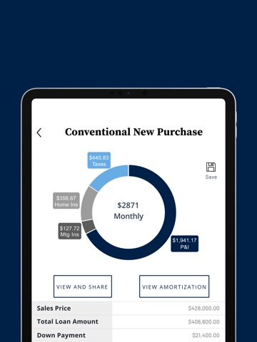 NCB Home Loan iPad screenshot