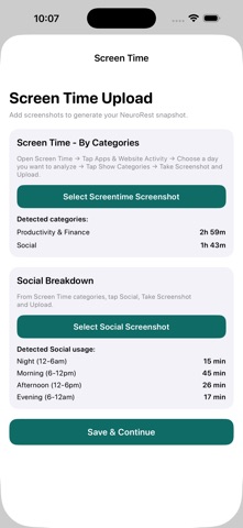 NeuroRest: Digital Balance screenshot