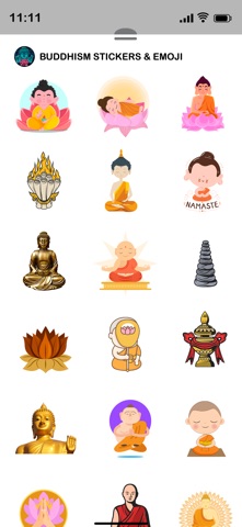 Buddhism Stickers & Emoji iPhone screenshot