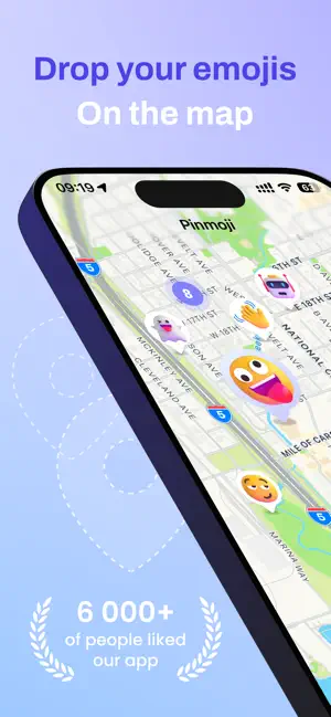 Pinmoji: Emoji Map Pins screenshot 1