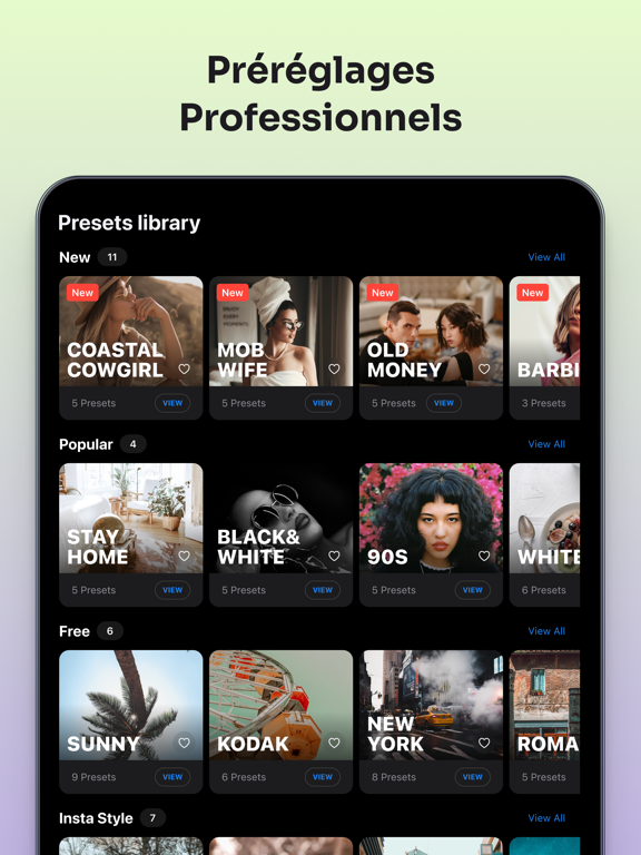 Screenshot #5 pour Collection de préréglages Lr