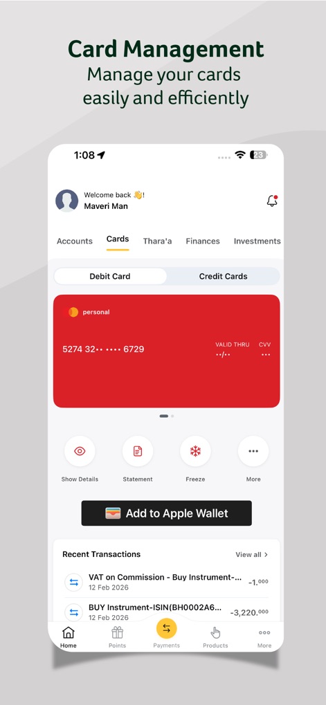 NBB - Finance App | MWM