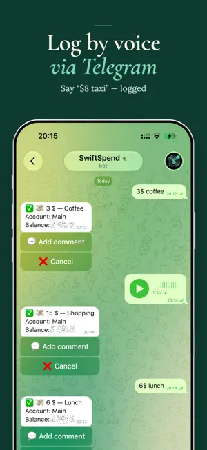 SwiftSpend — Expense Tracker screenshot 1