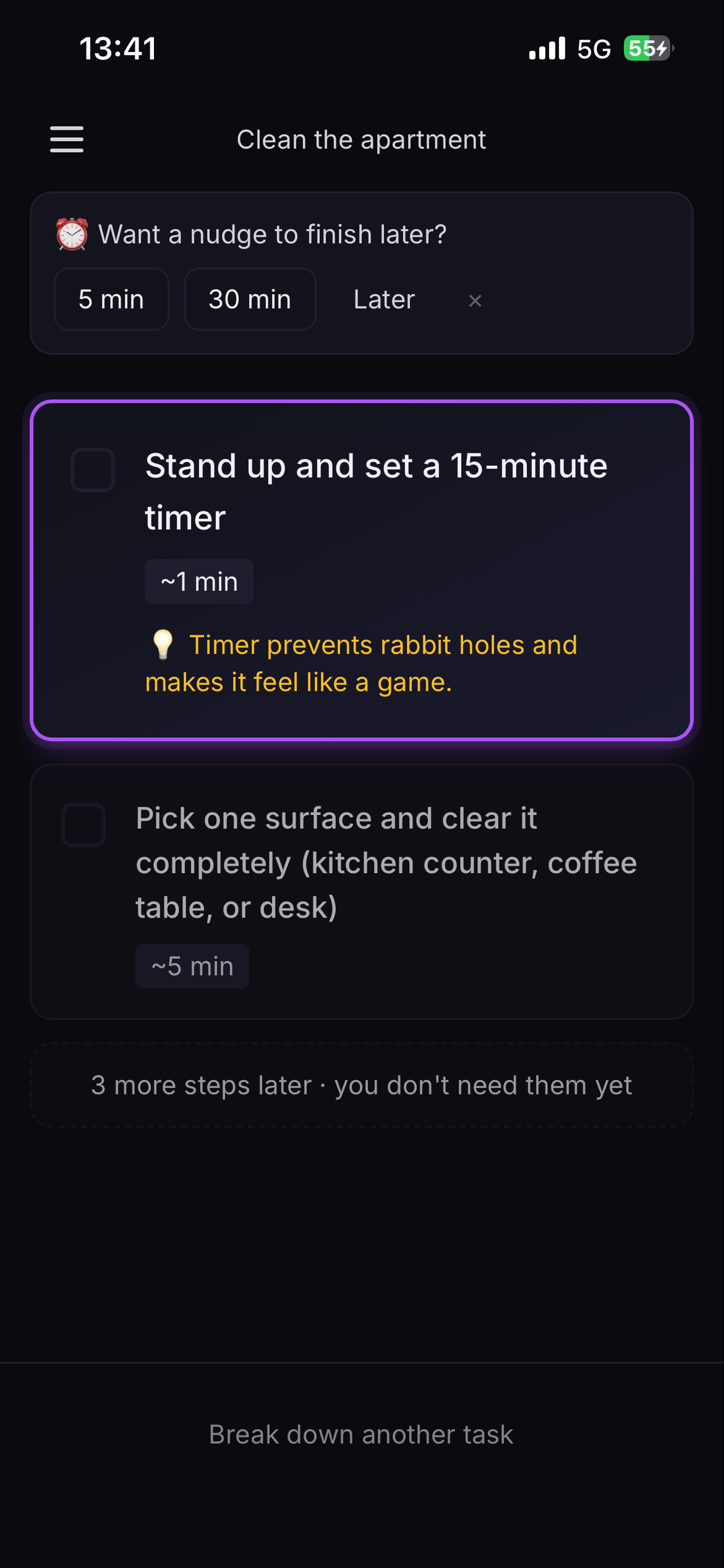 Unstuck Task screenshot 2