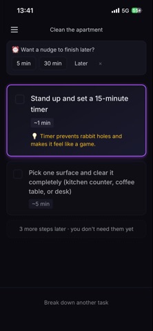 Unstuck Task screenshot