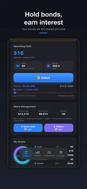 Money Market Tycoon screenshot 1