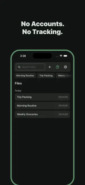 BlinkInk: Private Notes screenshot 2