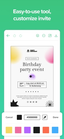 Invitation Card Maker-Greeting Screenshot 3 of 8