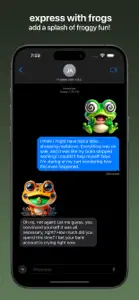 Froggy Emojis screenshot #4 for iPhone