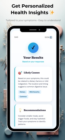 Abdominal Pain Checker iPhone screenshot