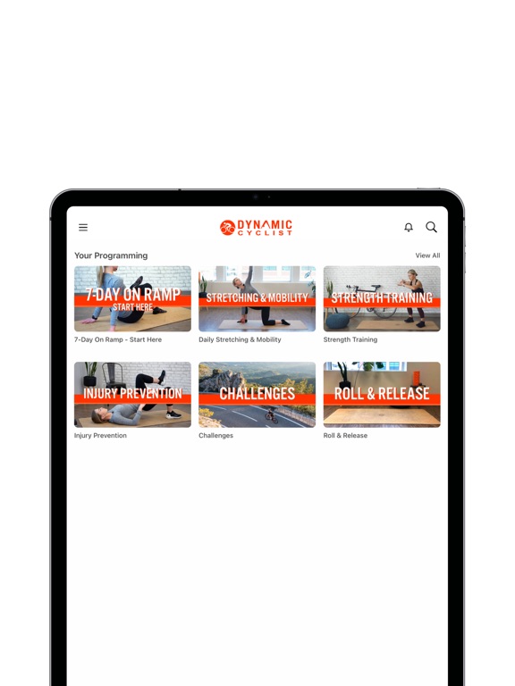 Dynamic Cyclist iPad screenshot 1 - Health & Fitness app