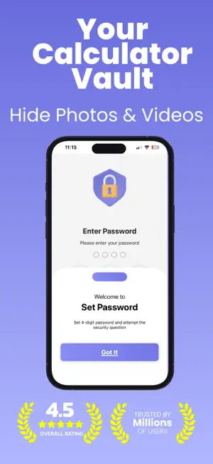 vCalc: Hidden & Secure Folder screenshot 1