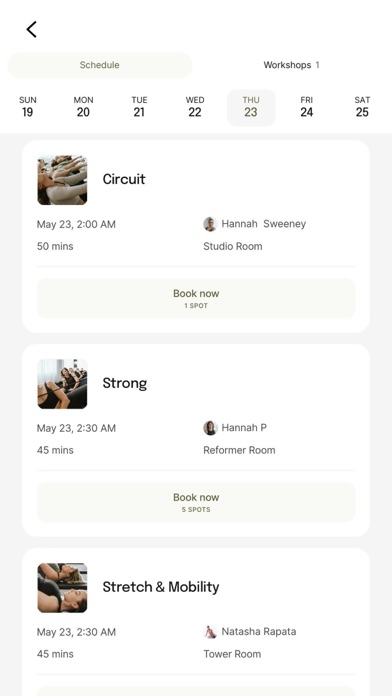 Kefi Studio Pilates Screenshot