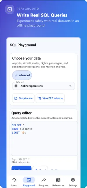 Learn SQL: Offline Practice screenshot 2