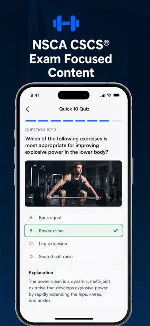 NSCA CSCS Exam Prep 2026 ・ screenshot 3