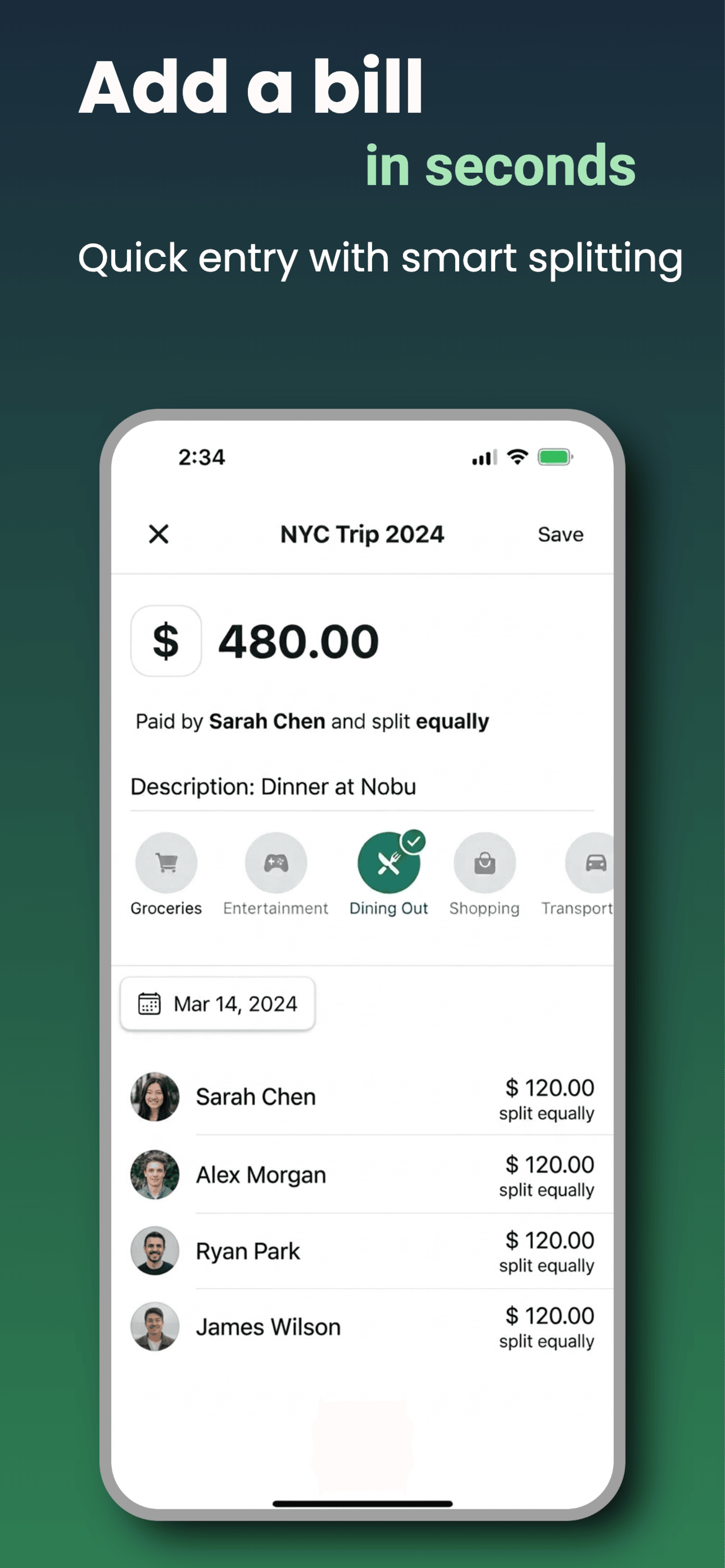 SplitBuddy- Bill Splitter App