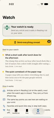 Watch Reader: Web & Articles screenshot 4