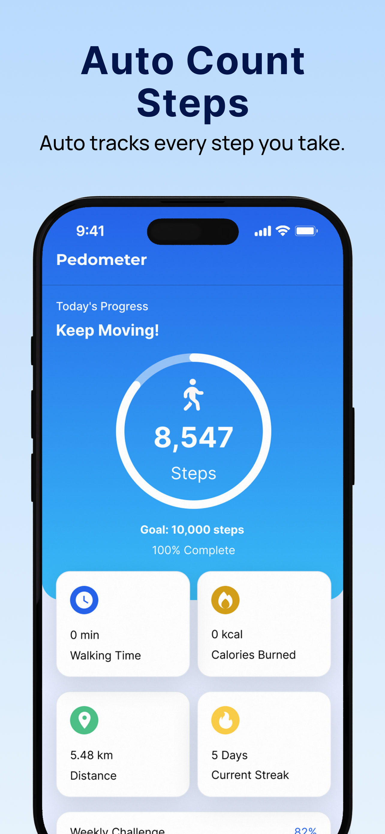 Walkly: Pedometer & Tracker