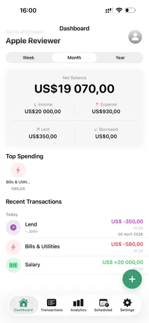 FinTrack #1 screenshot 2
