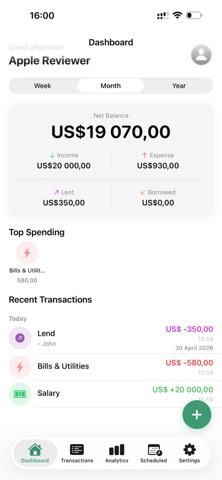 FinTrack #1 Screenshot 2 of 3