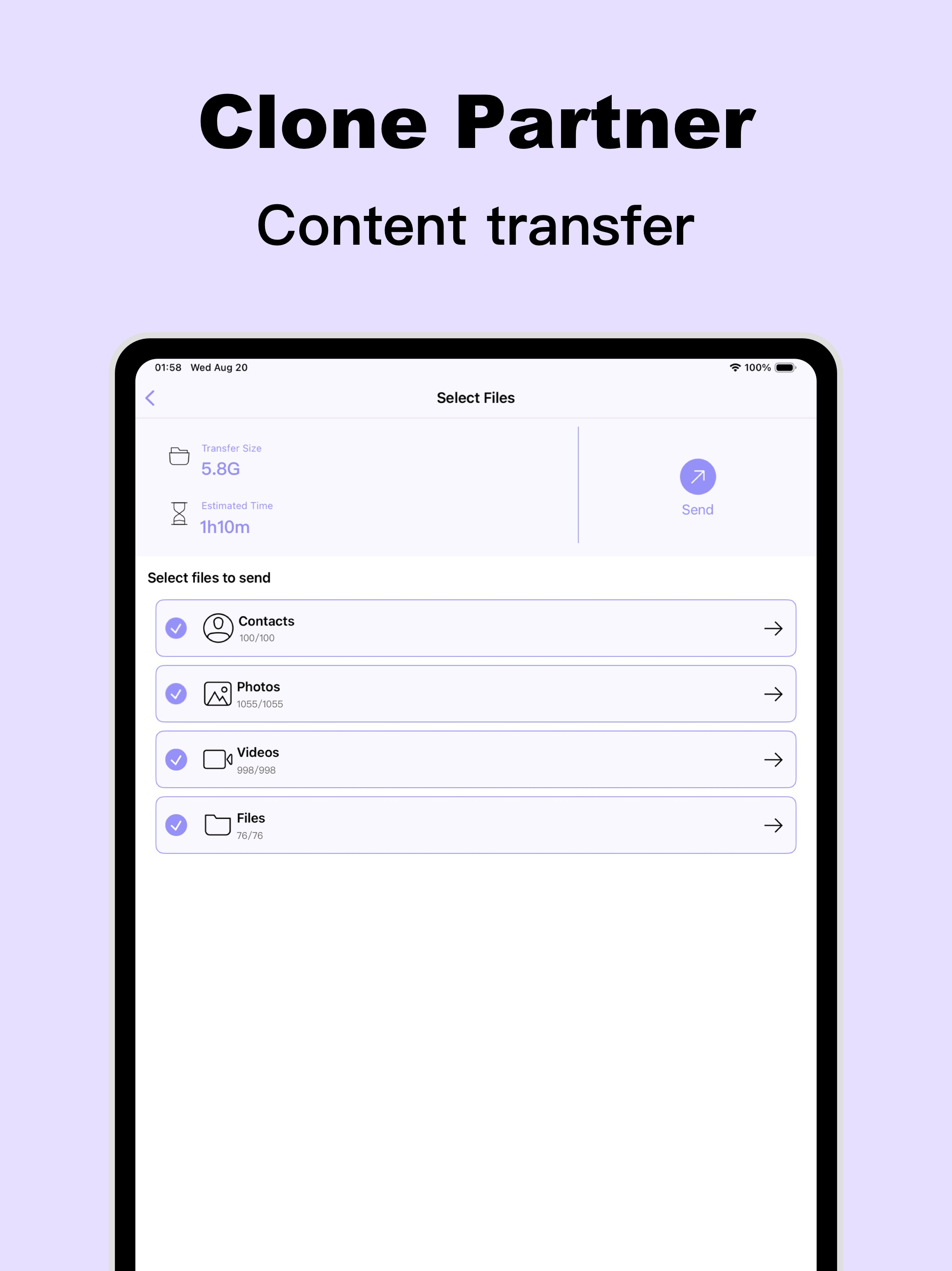 Content Transfer: Smart Switch screenshot 8