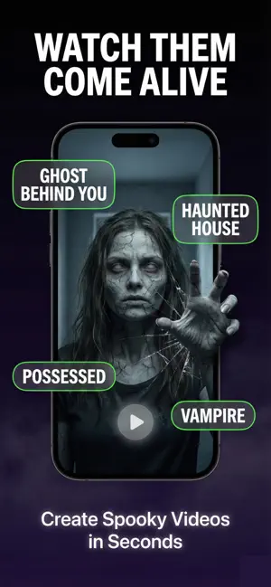 Spooky Photo Video Maker Vody screenshot 2