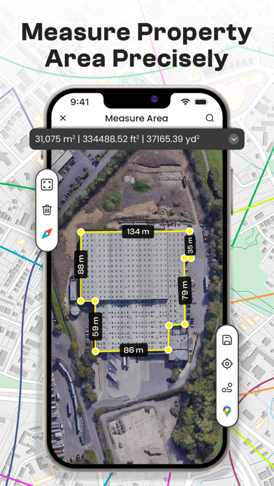 Measure & Map GPS Land Area Screenshot