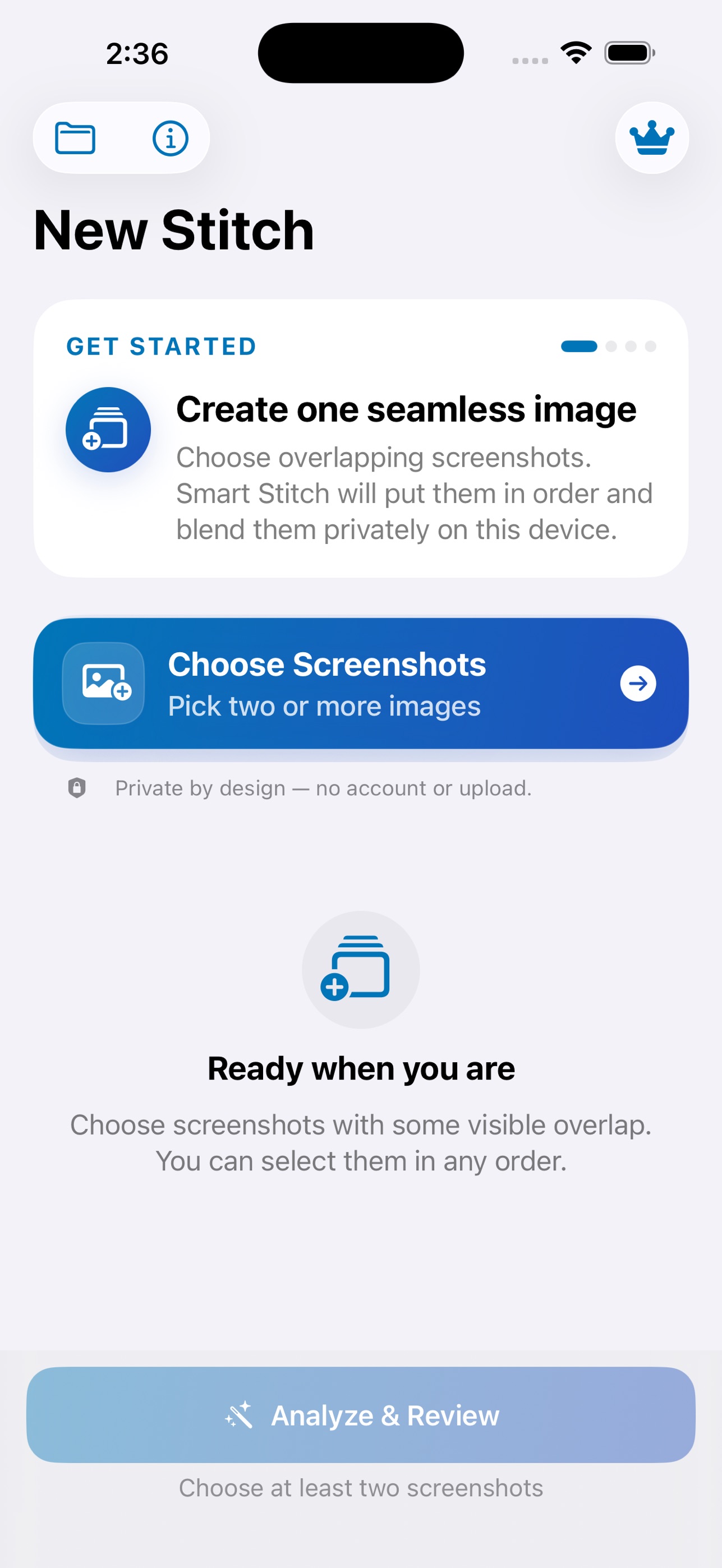 Screenshot 4 of Smart Screenshot Stitcher