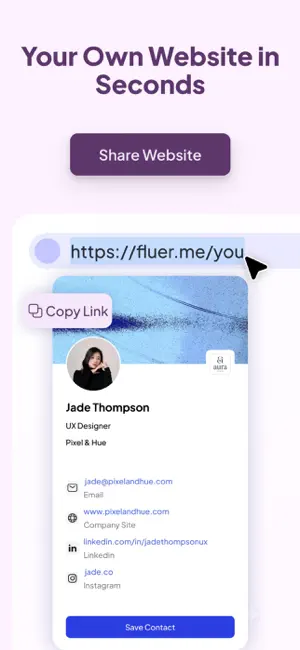 Fluer: Digital Business Card screenshot 3
