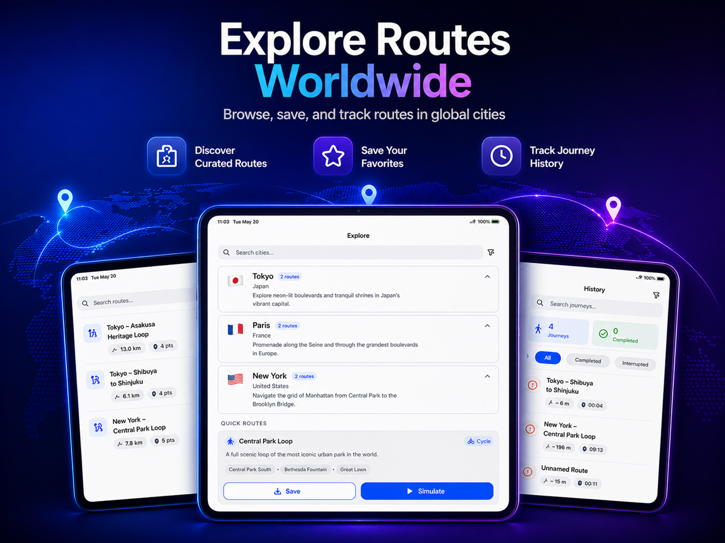 GPS Route Explorer screenshot 8